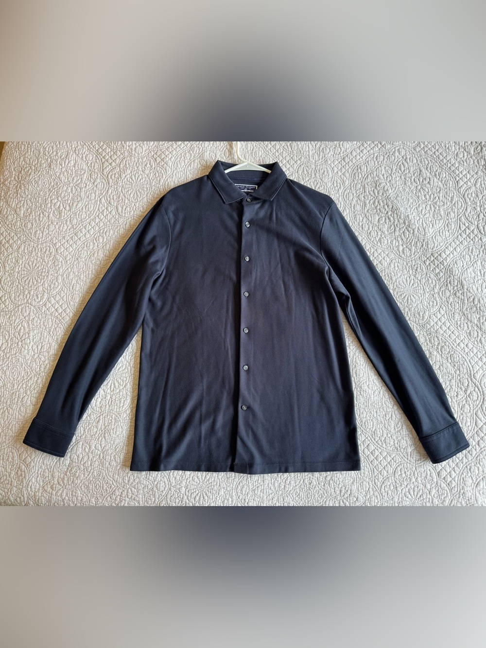 Charles Tyrwhitt Dark Navy Jersey Twill Shirt